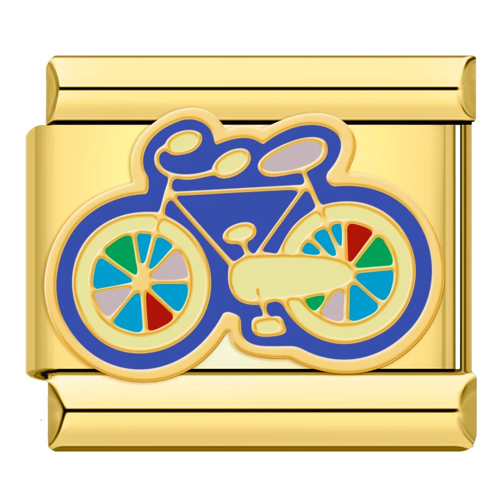 Charm Bicicleta Gold - Blisca®