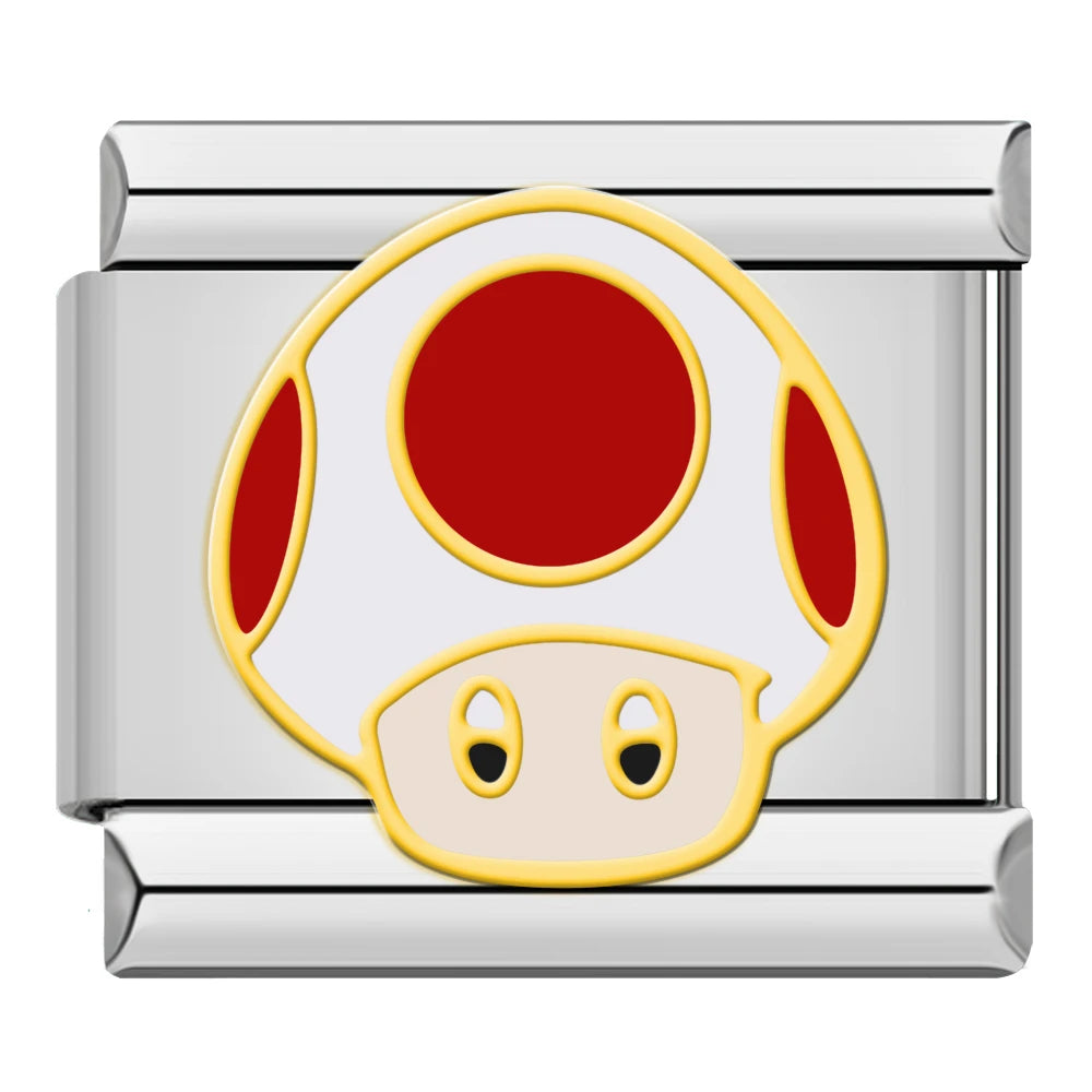 Charm Cogumelo Vermelho Mario - Blisca®