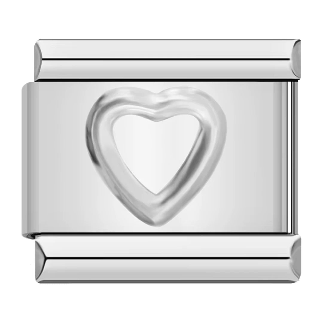 Charm Coração Vazado - Blisca®