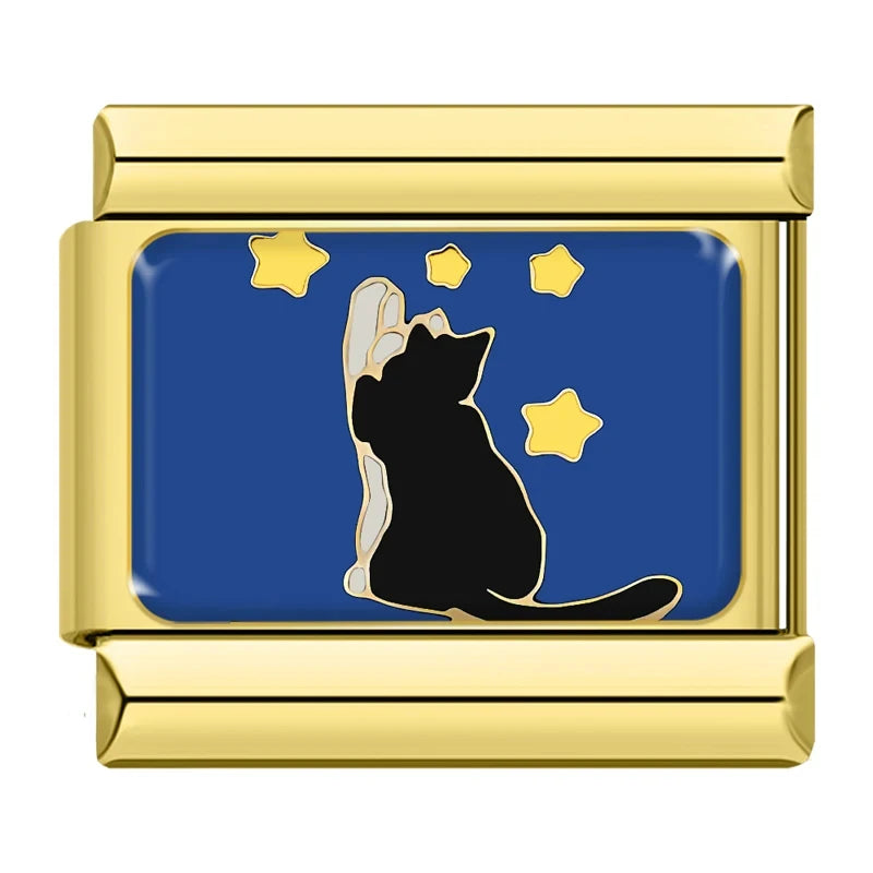 Charm Gatinho Noturno - Blisca®