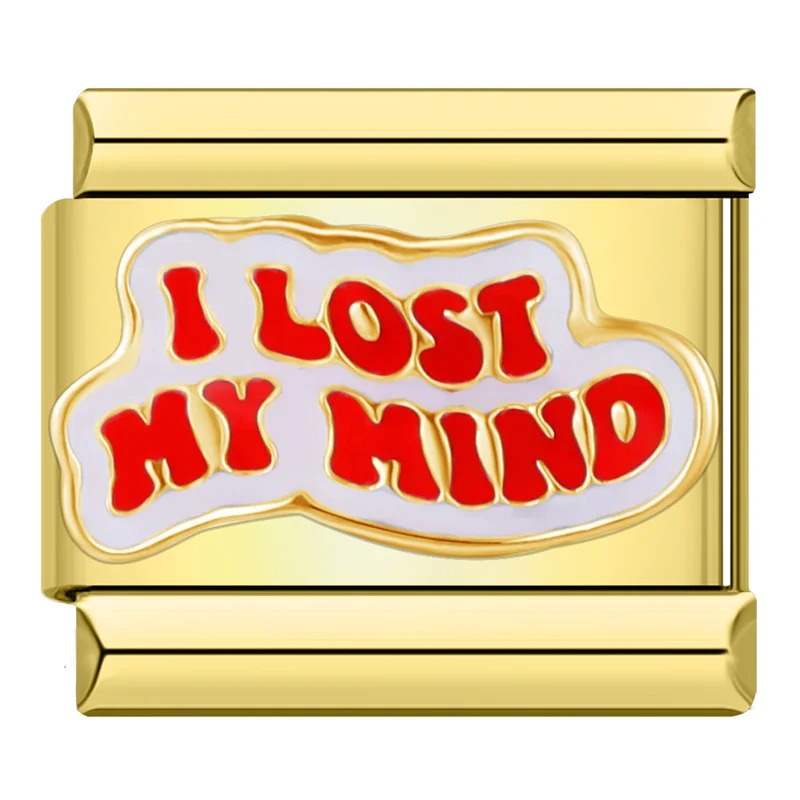 Charm I Lost My Mind Gold - Blisca®