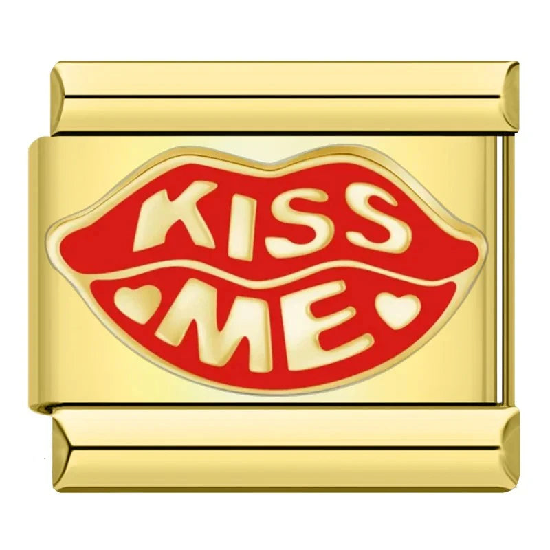 Charm Kiss Me Gold - Blisca®