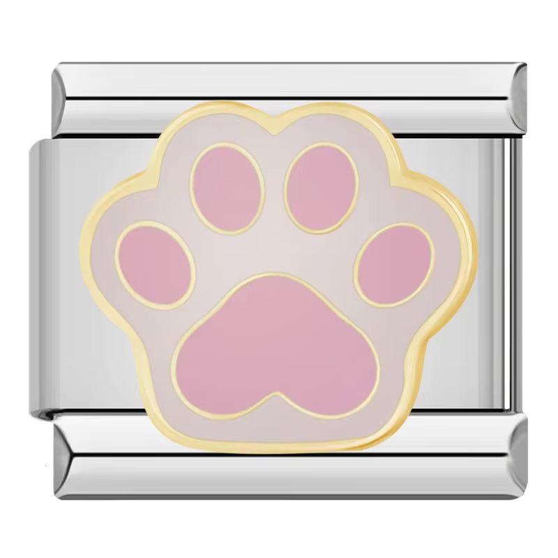 Charm Linda Patinha Rosa - Blisca®