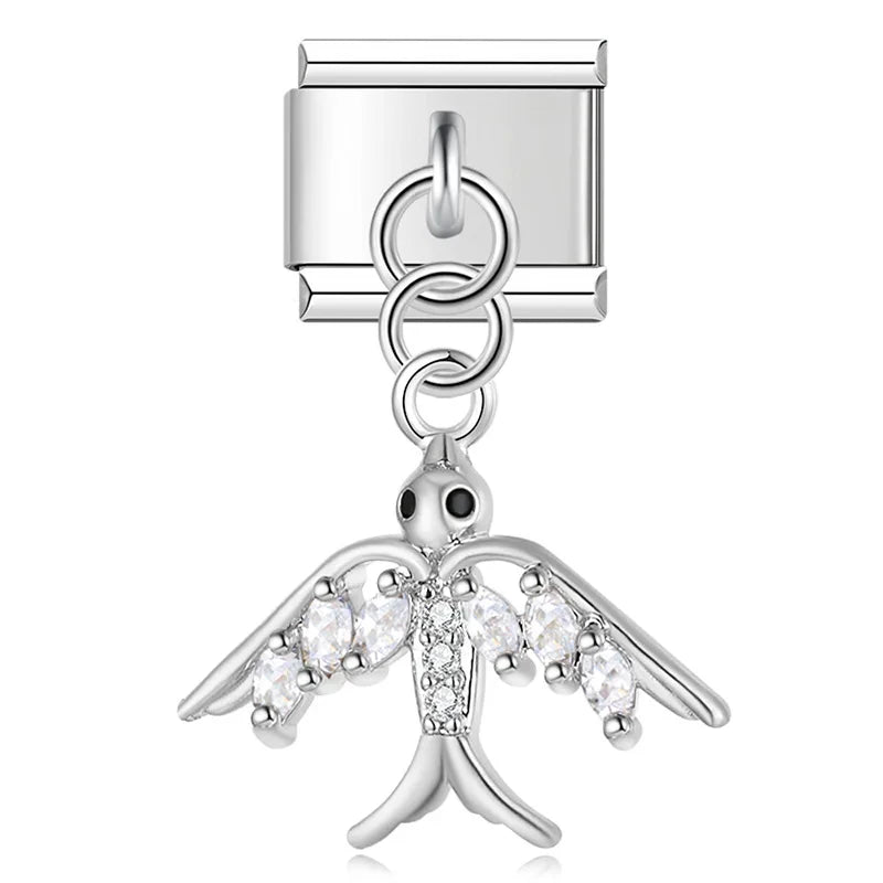 Charm Pendant Linda Andorinha - Blisca®