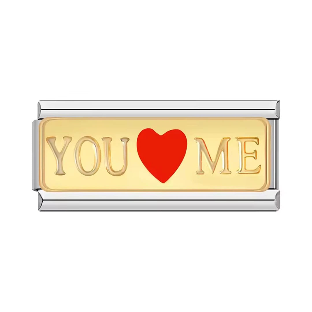 Charm Plaquinha You Love Me - Blisca®