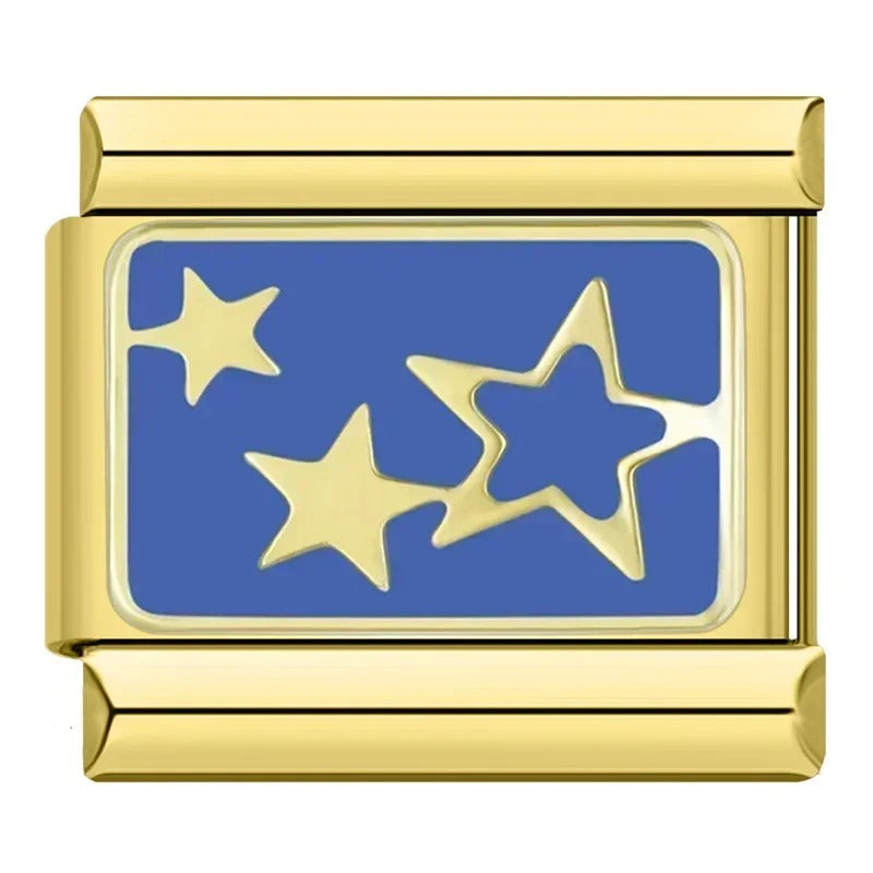 Charm Uma Linda Noite Estrelada Gold - Blisca®