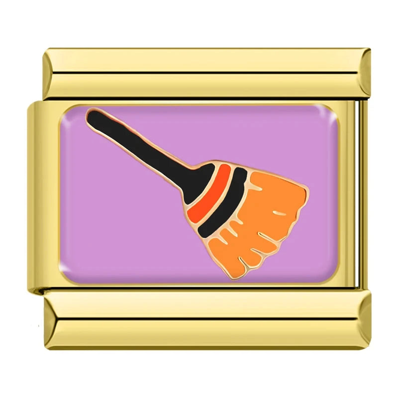 Charm Vassoura Gold - Blisca®