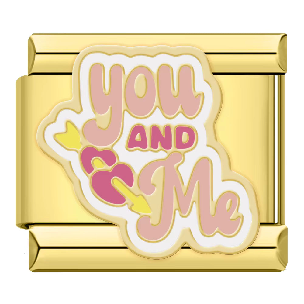 Charm You And Me Gold - Blisca®