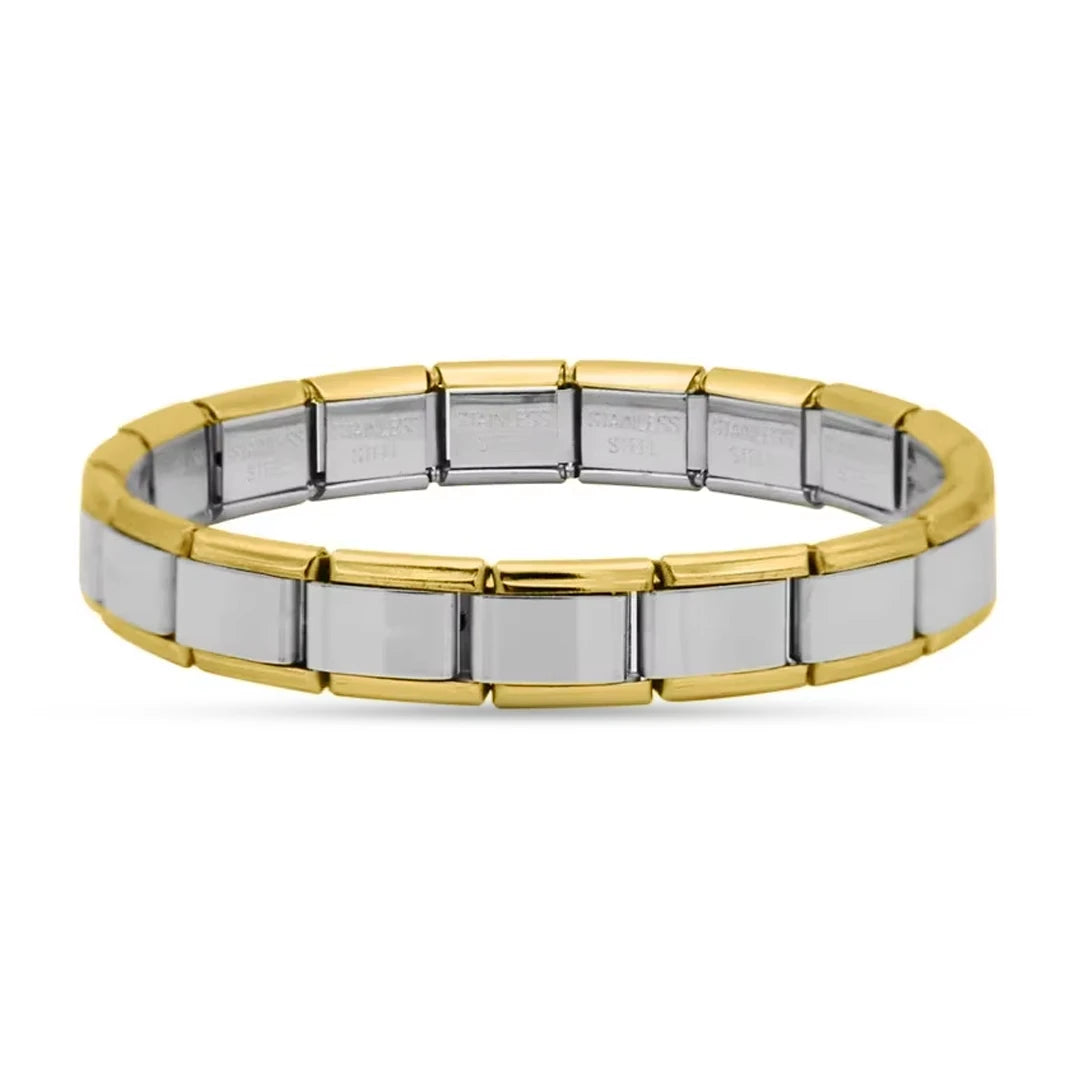 Pulseira Italiana de Charm Line Gold