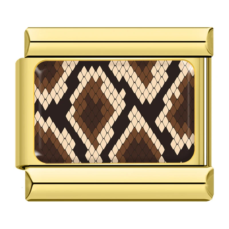 Charm Animal Print Gold - Blisca®