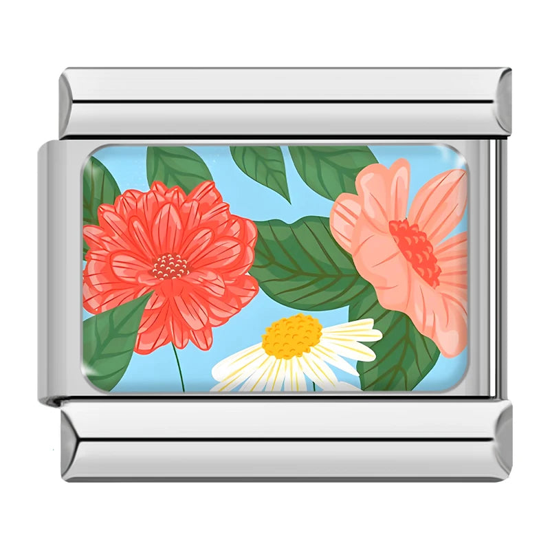 Charm Estampas Florais - Blisca®