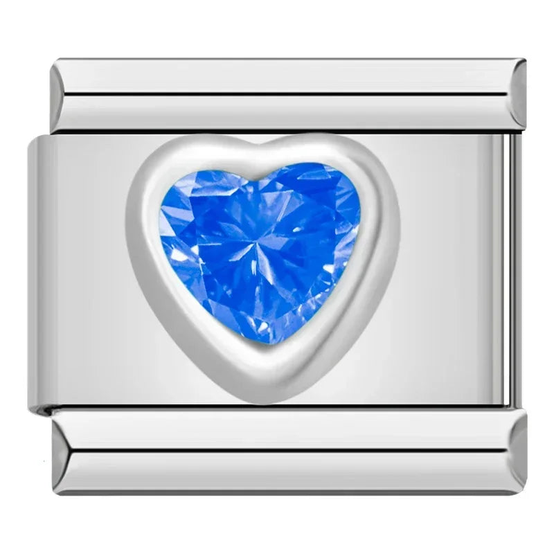 Charm Coração de Zircônia Colors - Blisca®