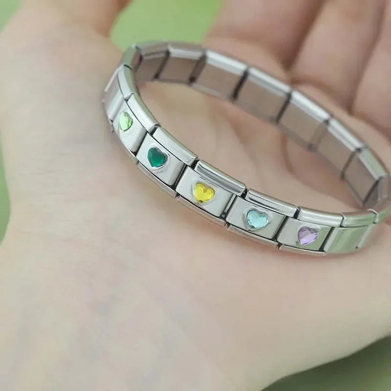 Charm Coração de Zircônia Colors - Blisca®