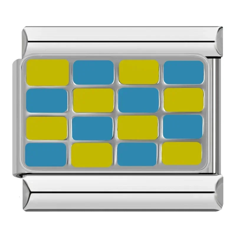 Charm Xadrez Colors - Blisca®