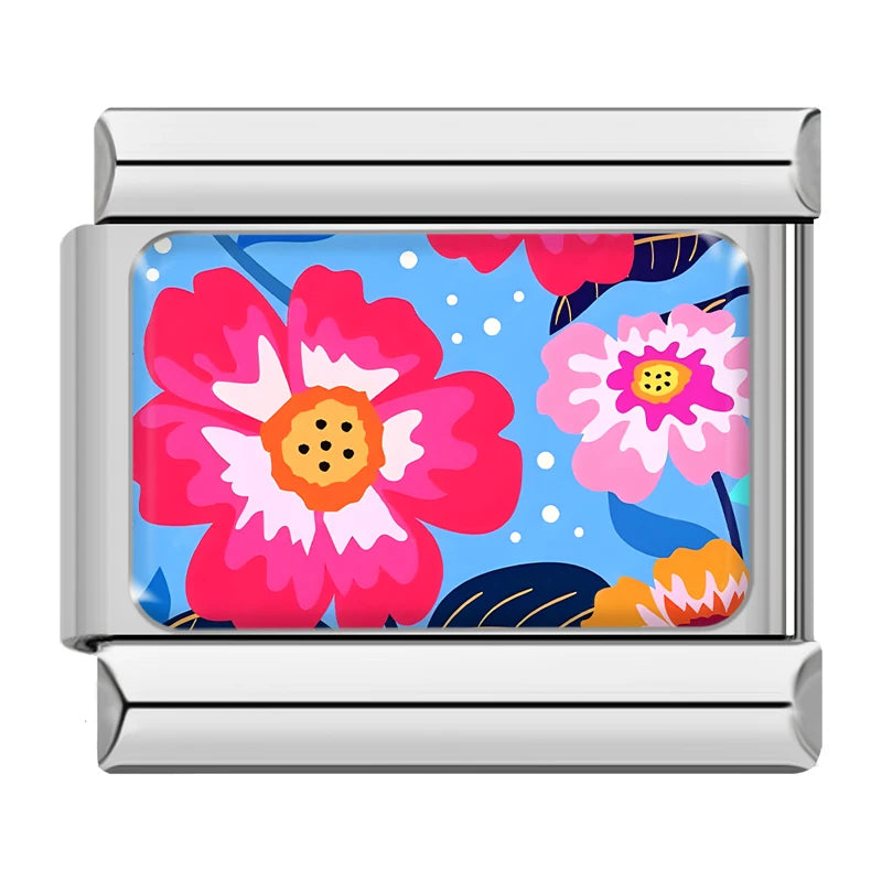 Charm Estampas Florais - Blisca®