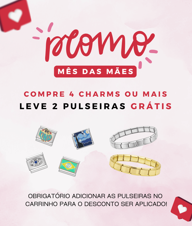 Banner Blisca Charms - Mês das Mulheres 2025