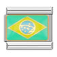 Charm Bandeira do Brasil - Blisca®
