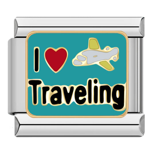 Charm Eu Amo Viajar - Blisca®