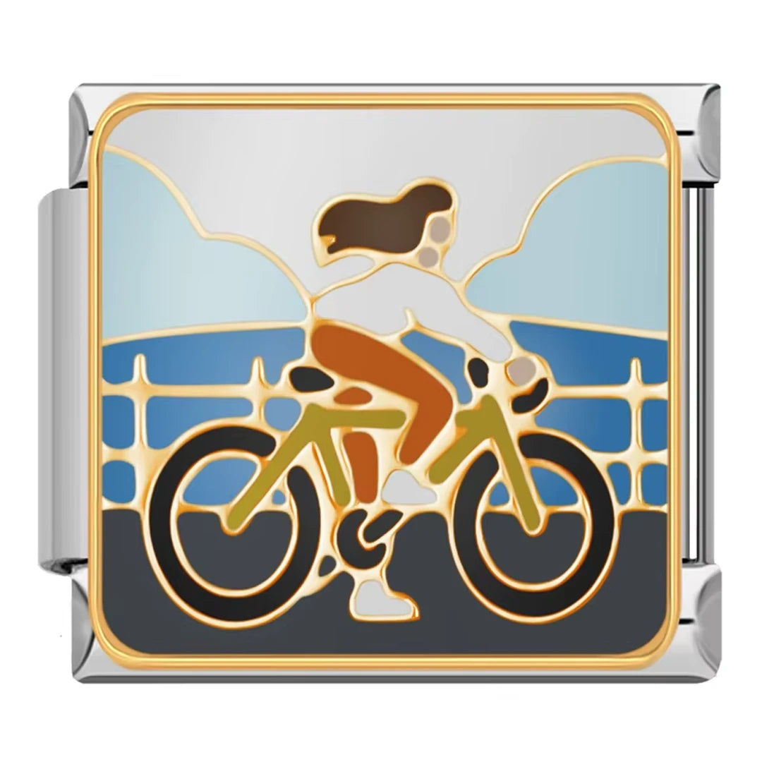 Charm Garota Ciclista - Blisca®