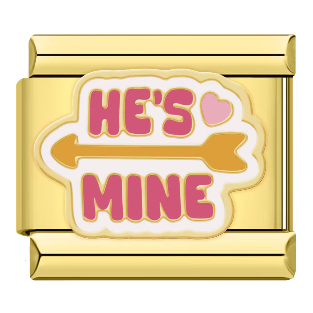 Charm He's Mine Gold - Blisca®