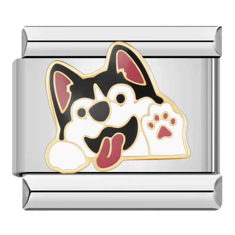 Charm Husk Siberiano Fofo - Blisca®