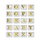 Charm Iniciais Silver Gold - Blisca®