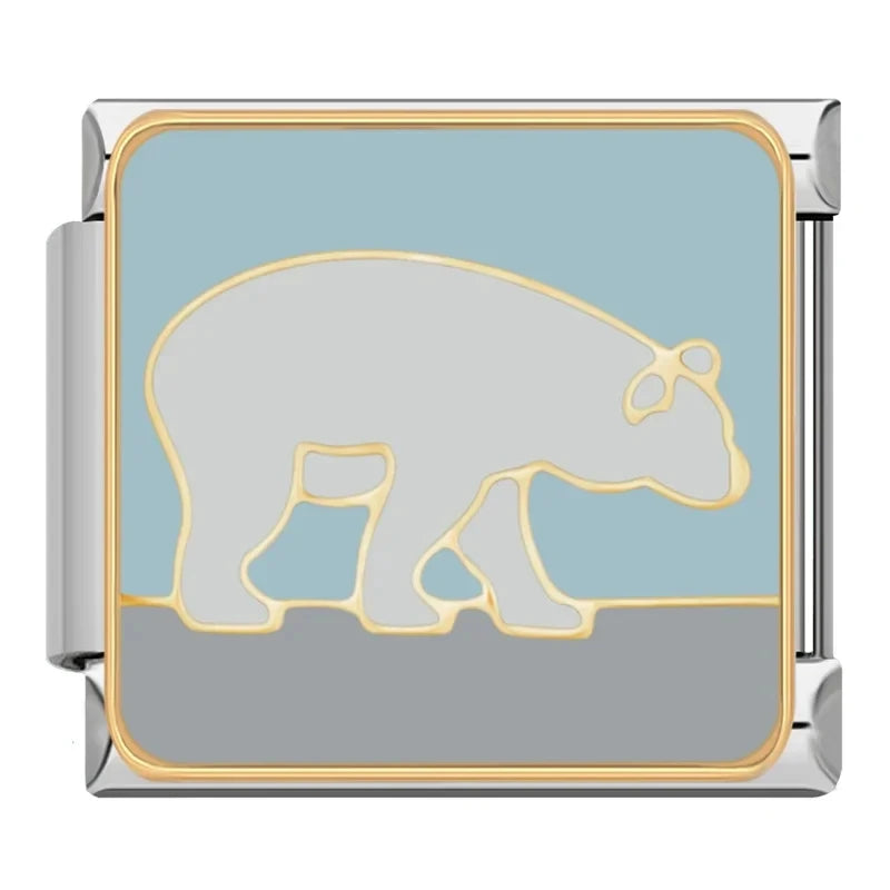 Charm Lindo Urso Polar - Blisca®