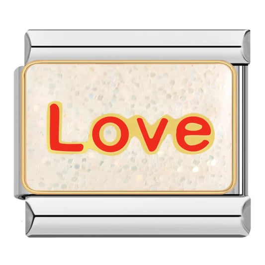 Charm Love com Glitter - Blisca®