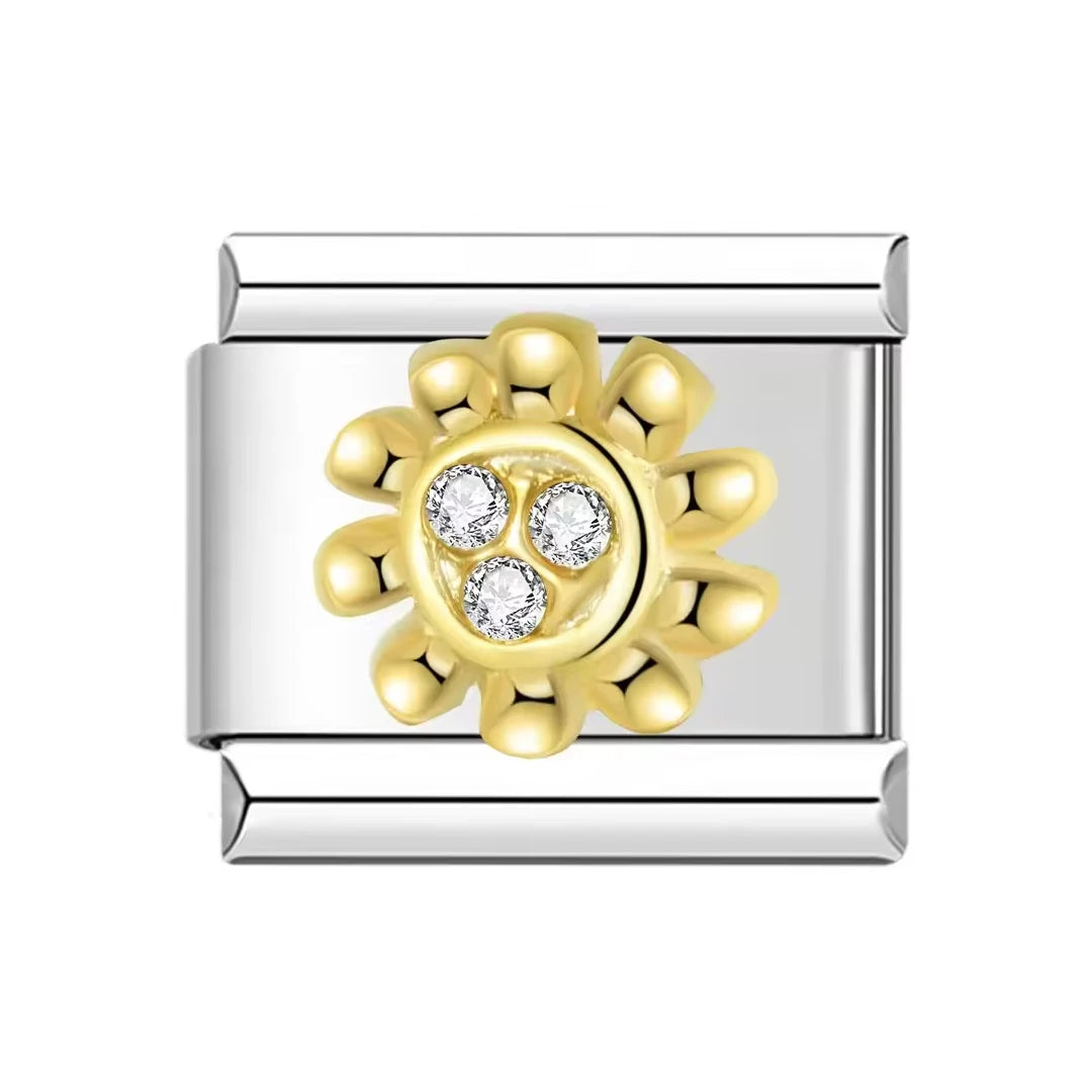 Charm Meu Sol com Zircônia - Blisca®
