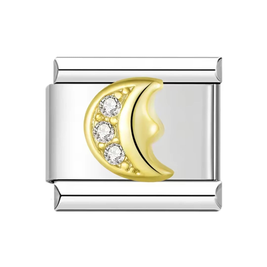 Charm Minha Lua com Zircônia - Blisca®