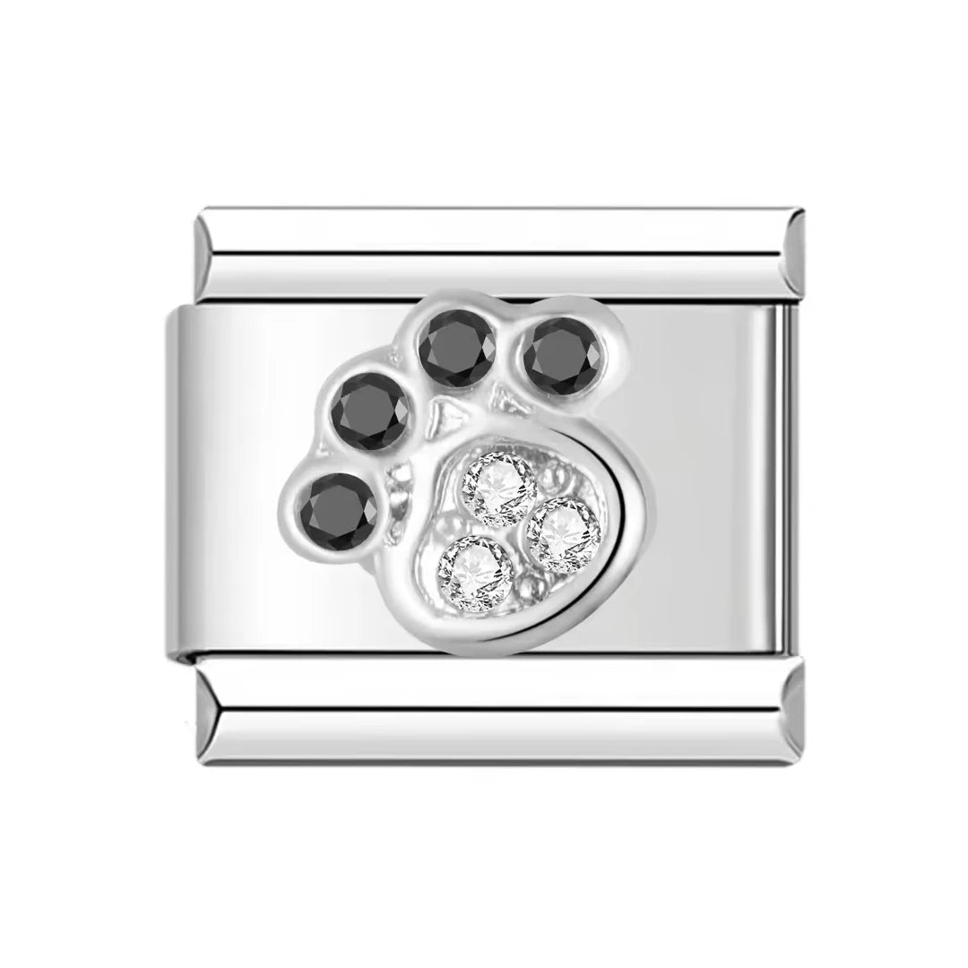 Charm Patinha com Zircônia - Blisca®