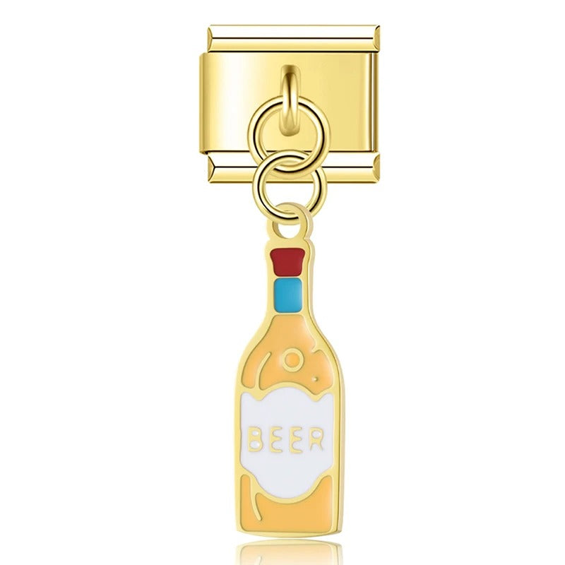 Charm Pendant Beer Gold - Blisca®