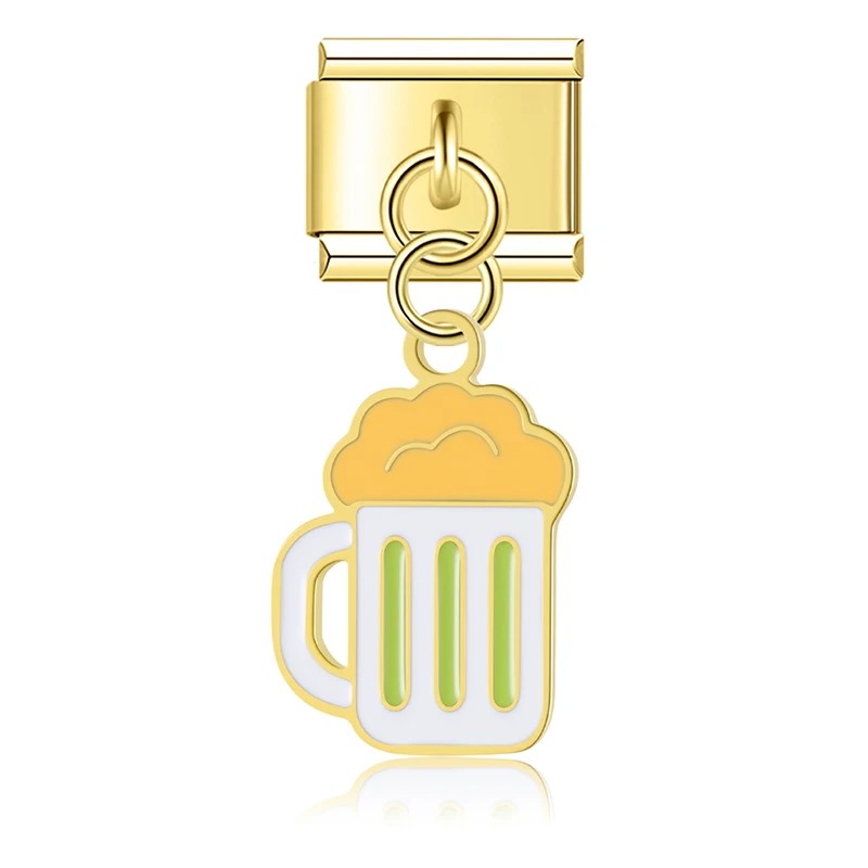 Charm Pendant Caneca de Cerveja Gold - Blisca®