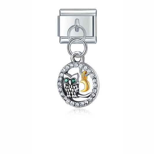 Charm Pendant Coruja da Sabedoria - Blisca®