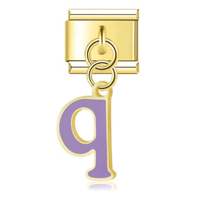 Charm Pendant Iniciais Colors Gold - Blisca®