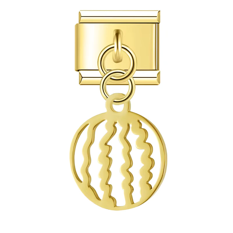 Charm Pendant Melancia Gold - Blisca®