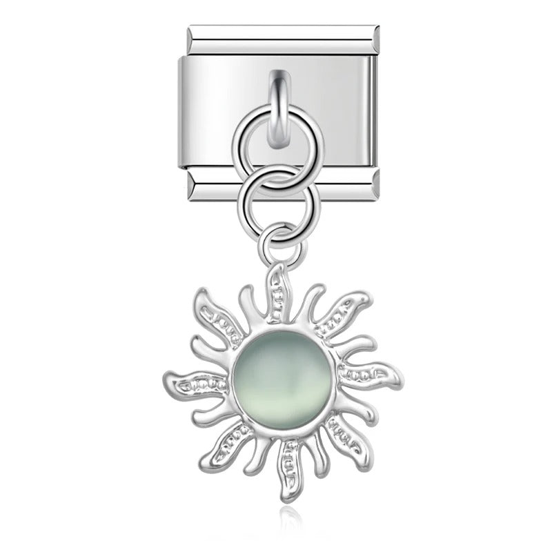 Charm Pendant Raio de Sol Verde - Blisca®