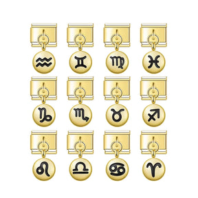 Charm Pendant Signos Circle Gold - Blisca®