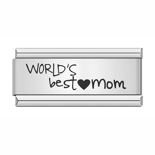 Charm Plaquinha A Melhor Mãe do Mundo - Blisca®
