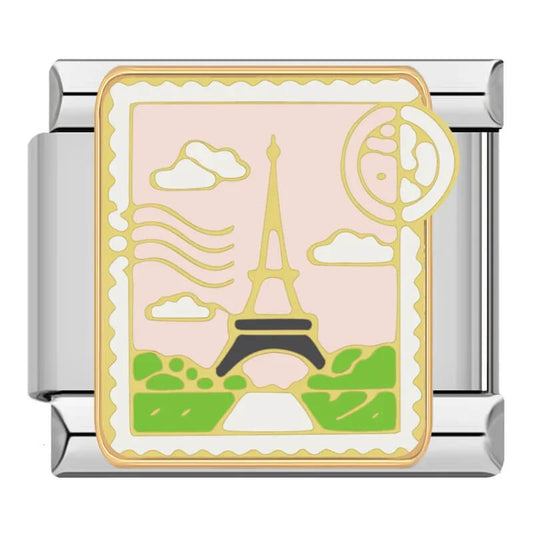 Charm Selo Postal Paris - Blisca®