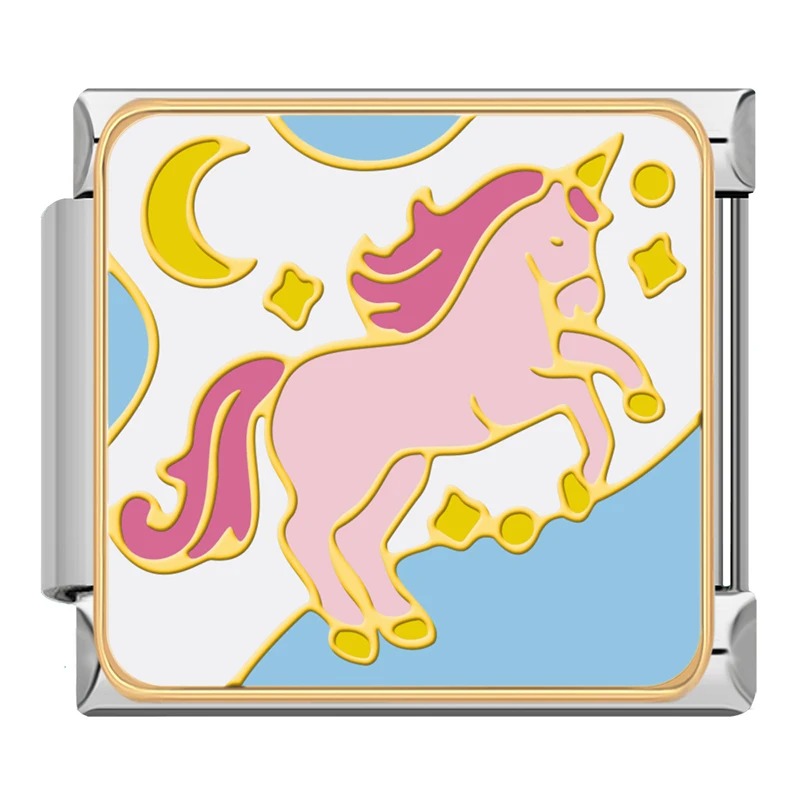 Charm Unicórnio Rosa - Blisca®