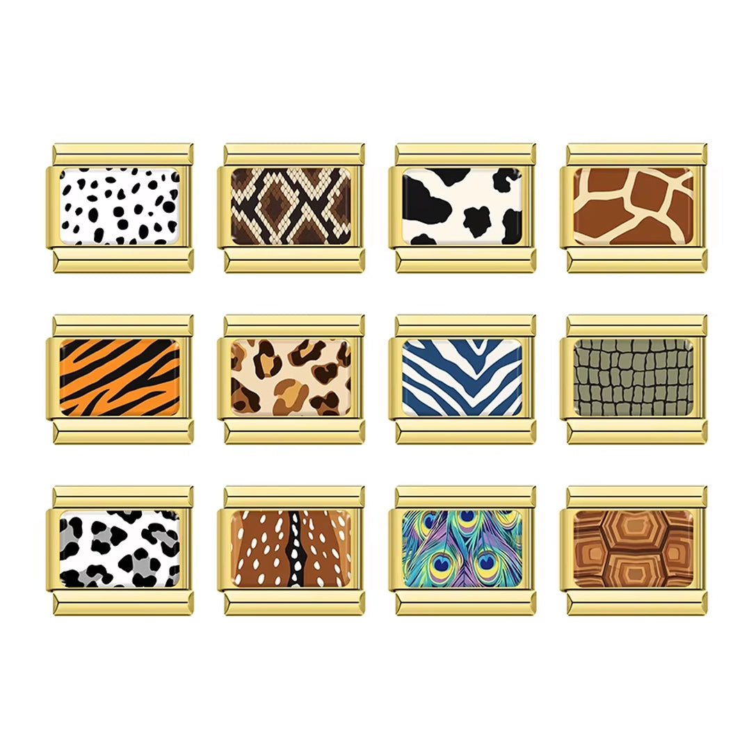 Charm Animal Print Gold - Blisca®