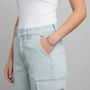 Pulseira Italiana Flowers Red