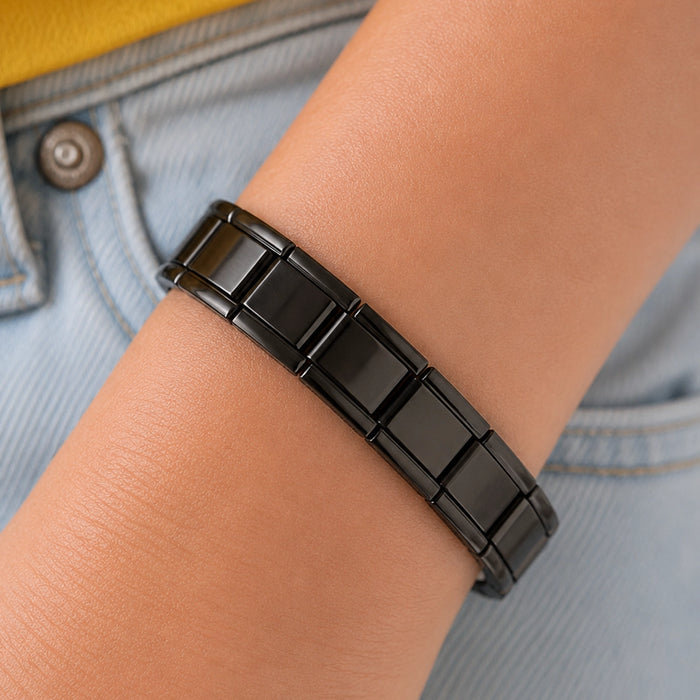 Pulseira Italiana de Charm Clássica Black