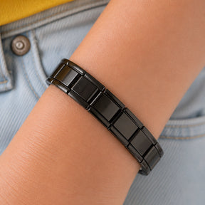 Pulseira Italiana de Charm Clássica Black