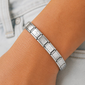 Pulseira Italiana de Charm Estrelada