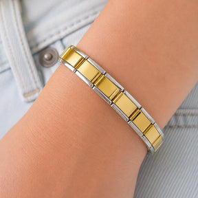 Pulseira Italiana de Charm Line Silver