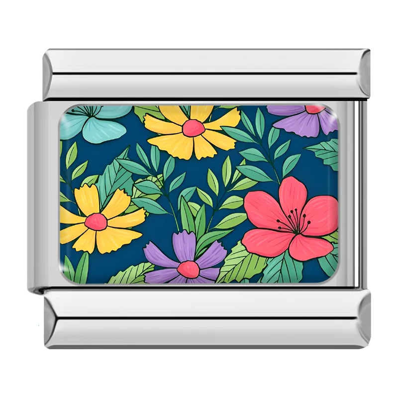 Charm Estampas Florais - Blisca®