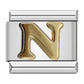 Charm Iniciais Silver Gold - Blisca®