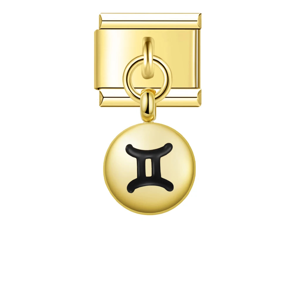 Charm Pendant Signos Circle Gold - Blisca®